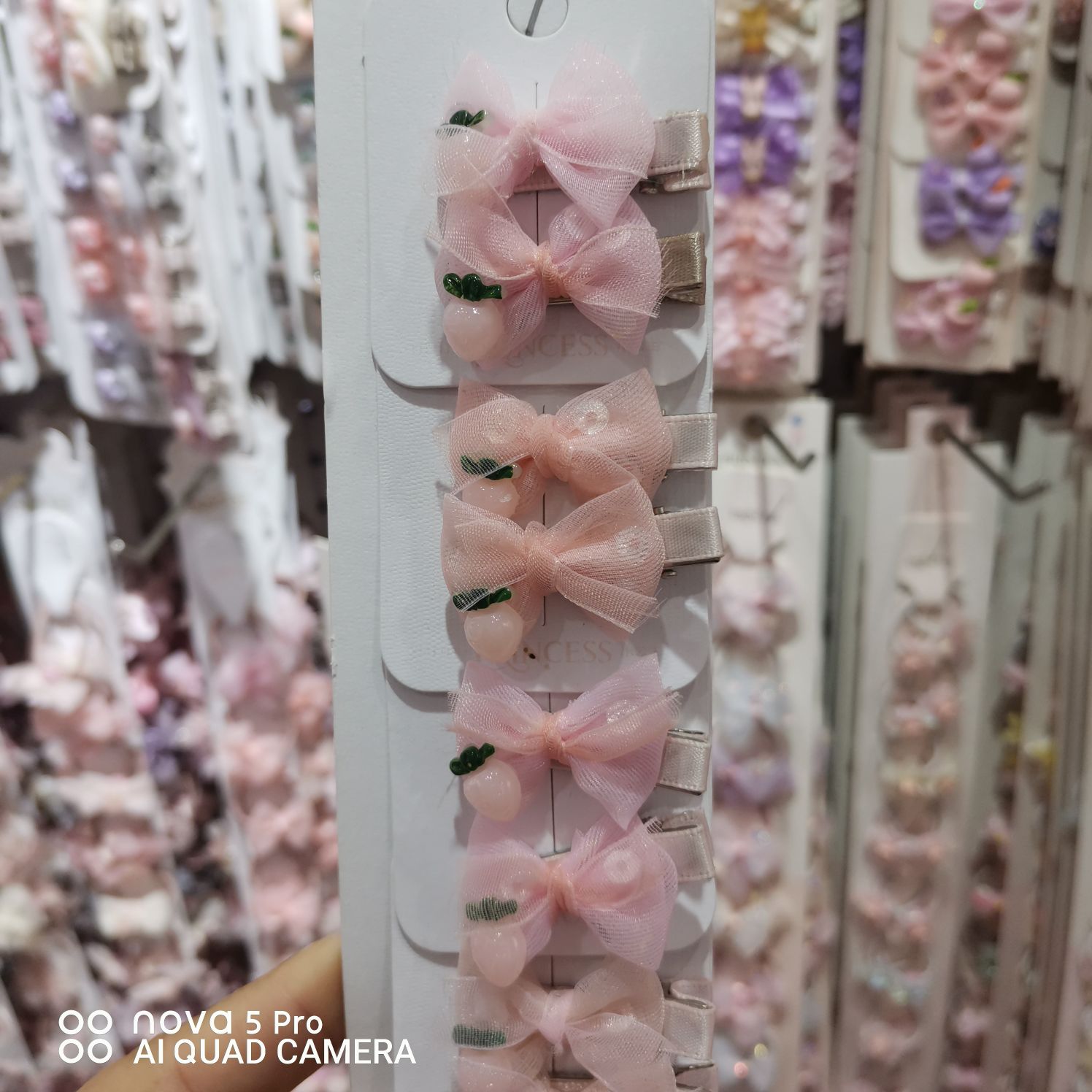 Little Princess jewelry 2022 network red children's fabric yarn 🎀 clip thumbnail