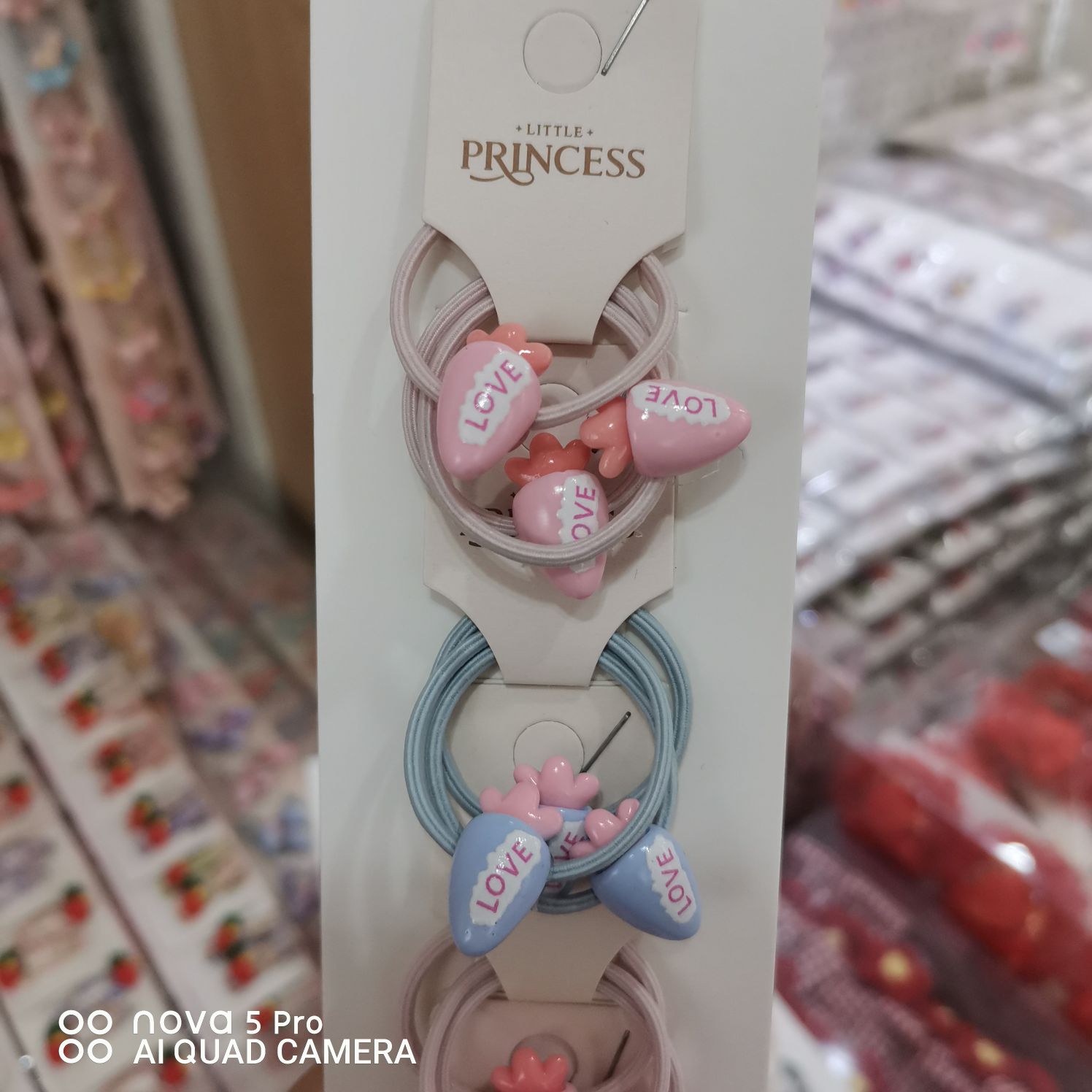 Little Princess jewelry 2022 network explosion children's carrot rubber band thumbnail