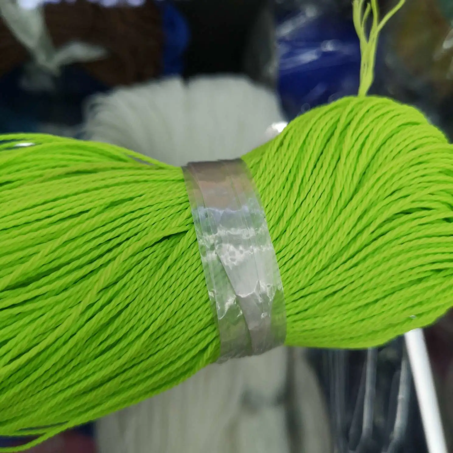 Taiwan Waxy String Beaded Rope Play Line Buddhist Beads Hand String Crafts Elastic Elastic Rope Spot Wholesale Specification drawing