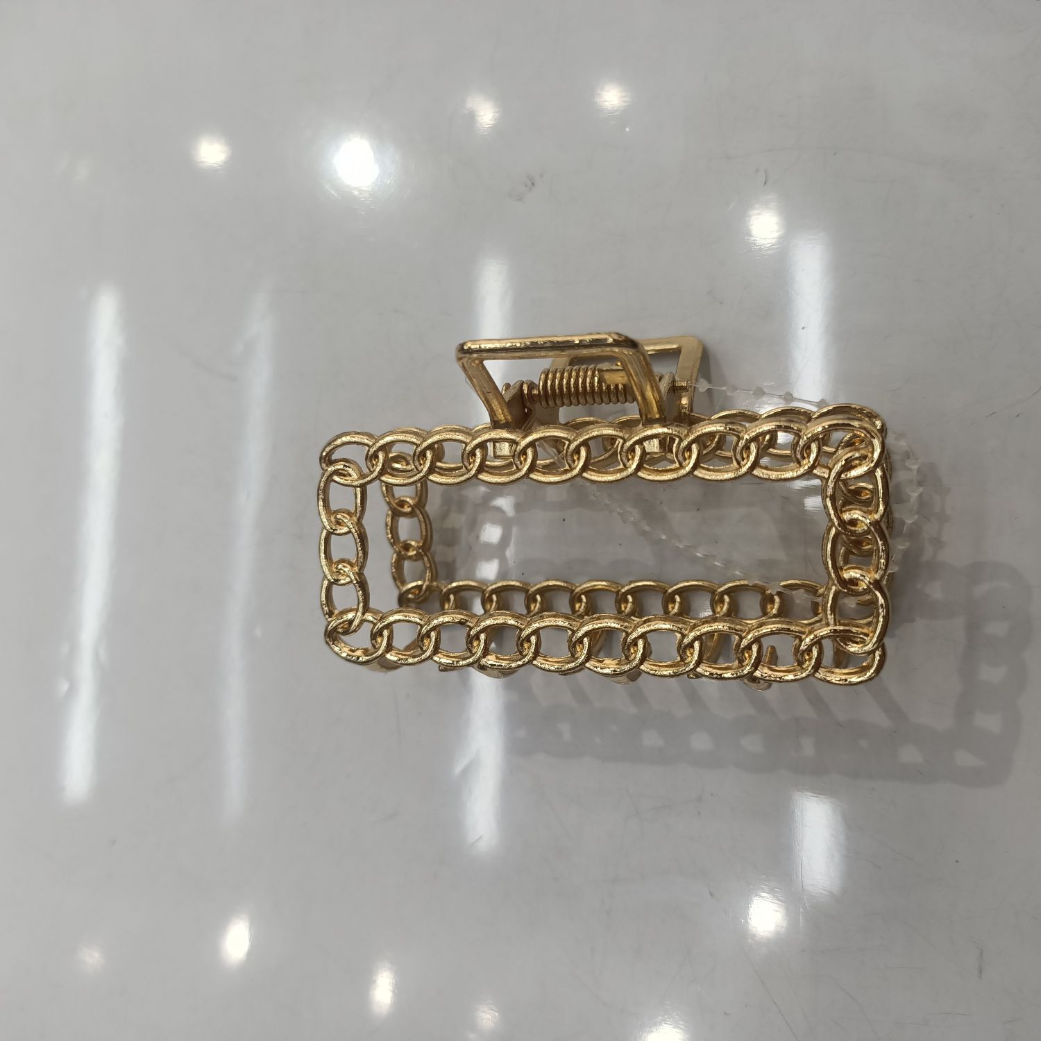 Korean version of fashion simple atmosphere girl alloy chain grab clip 4500 Tingting jewelry