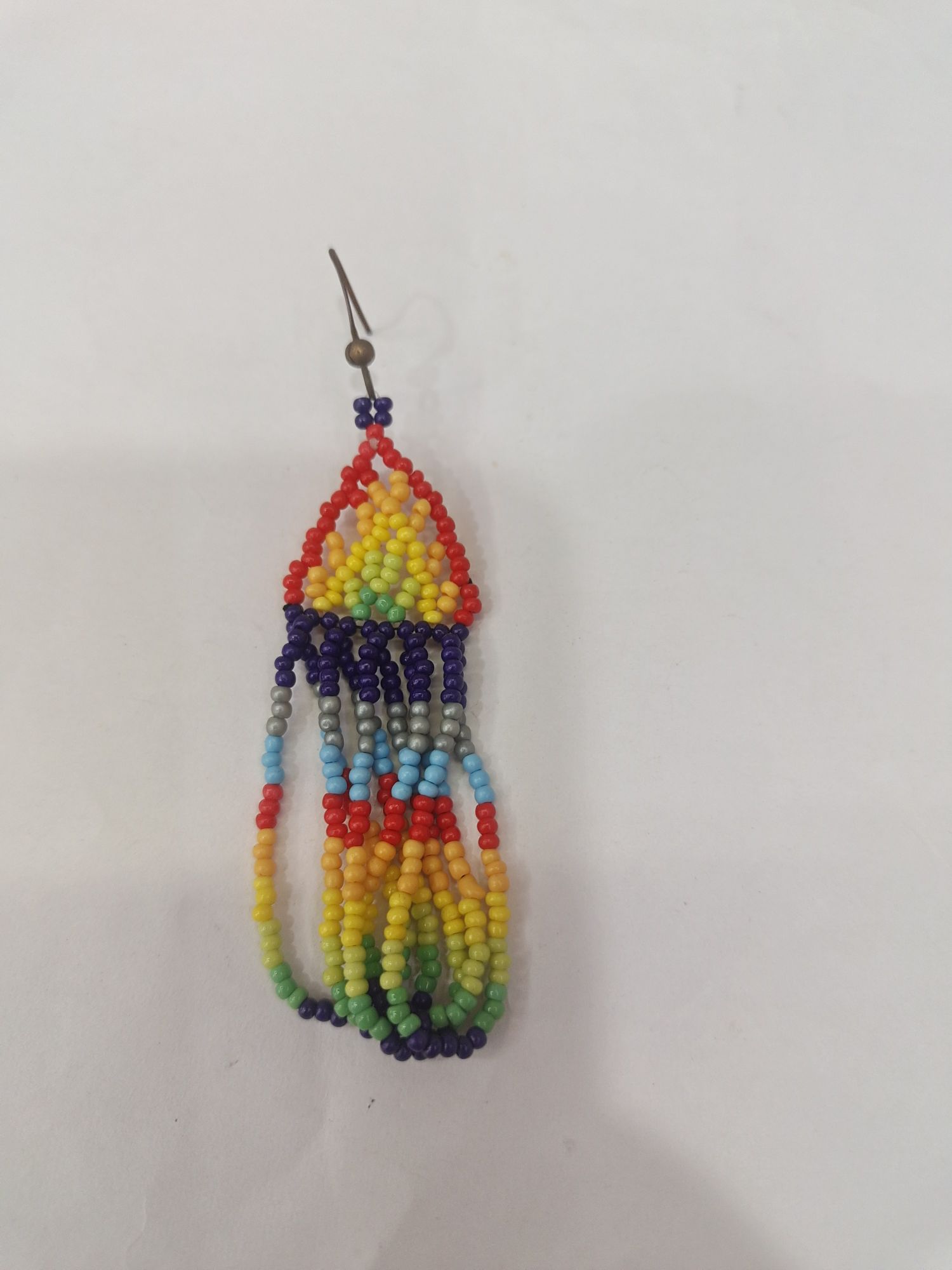 2002 M bead popular new ear triangle ring hang heavy 0007 cutting sync