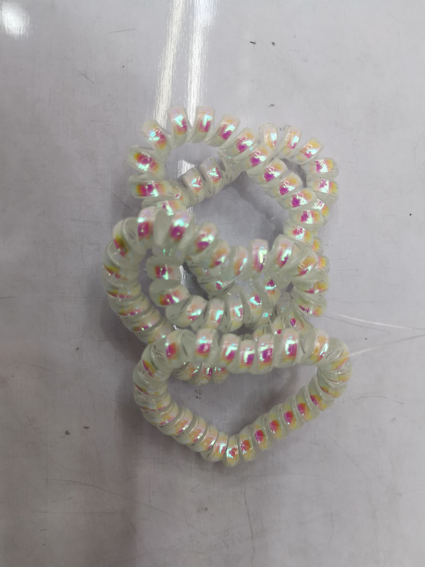 Customized telephone cord tie hair scrunchie High stretch bold hair accessories