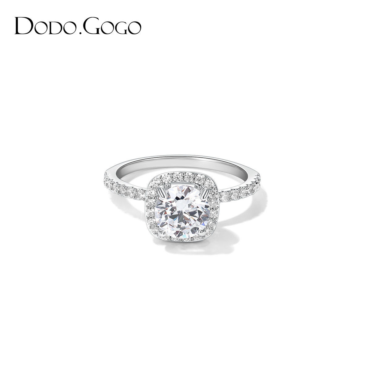 DODOGOGO simulation diamond ring couple wedding ring design niche ring wedding ceremony fashion personalized ring