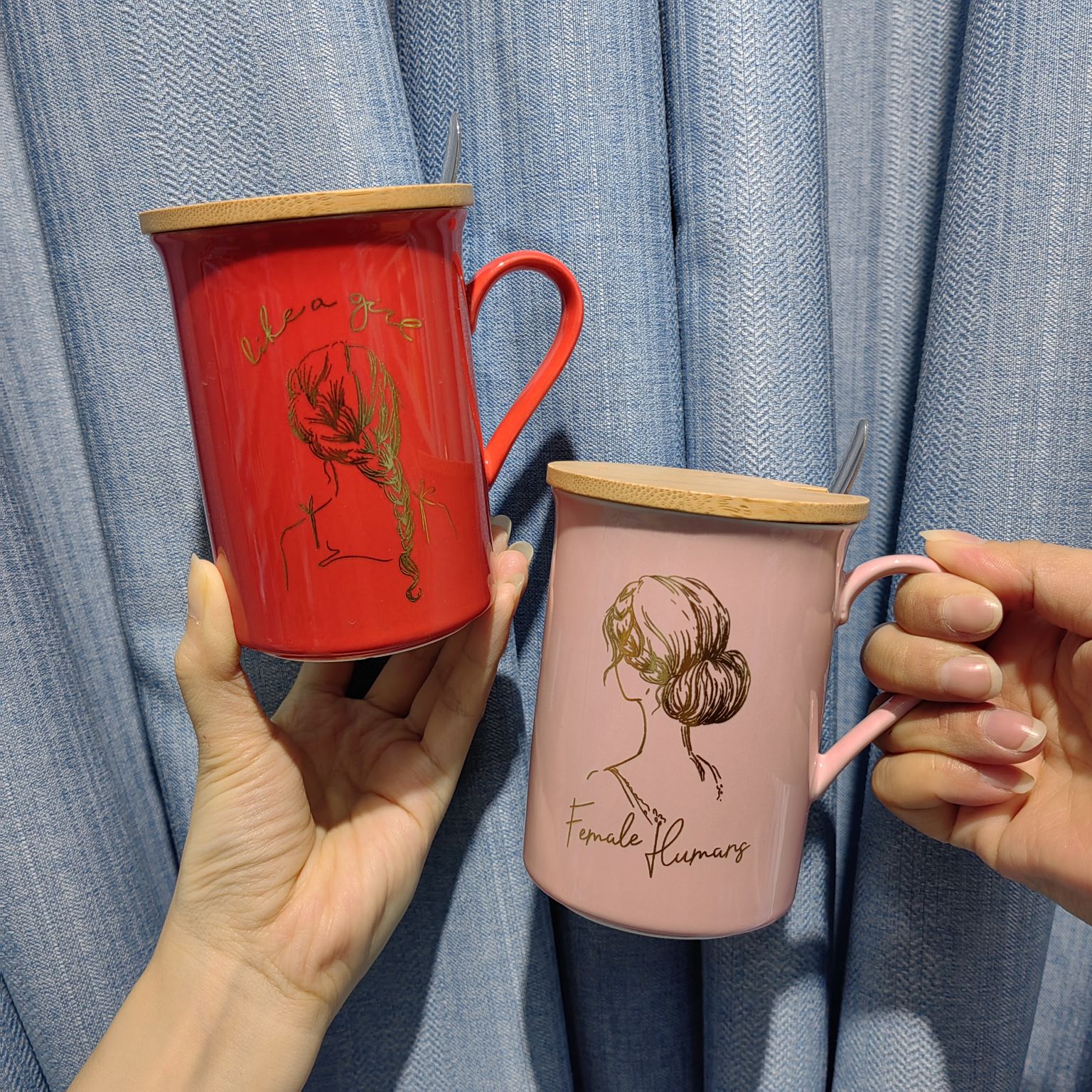 Mug Gift Set Water Cup Ceramic Cup With Gift Cup details Picture