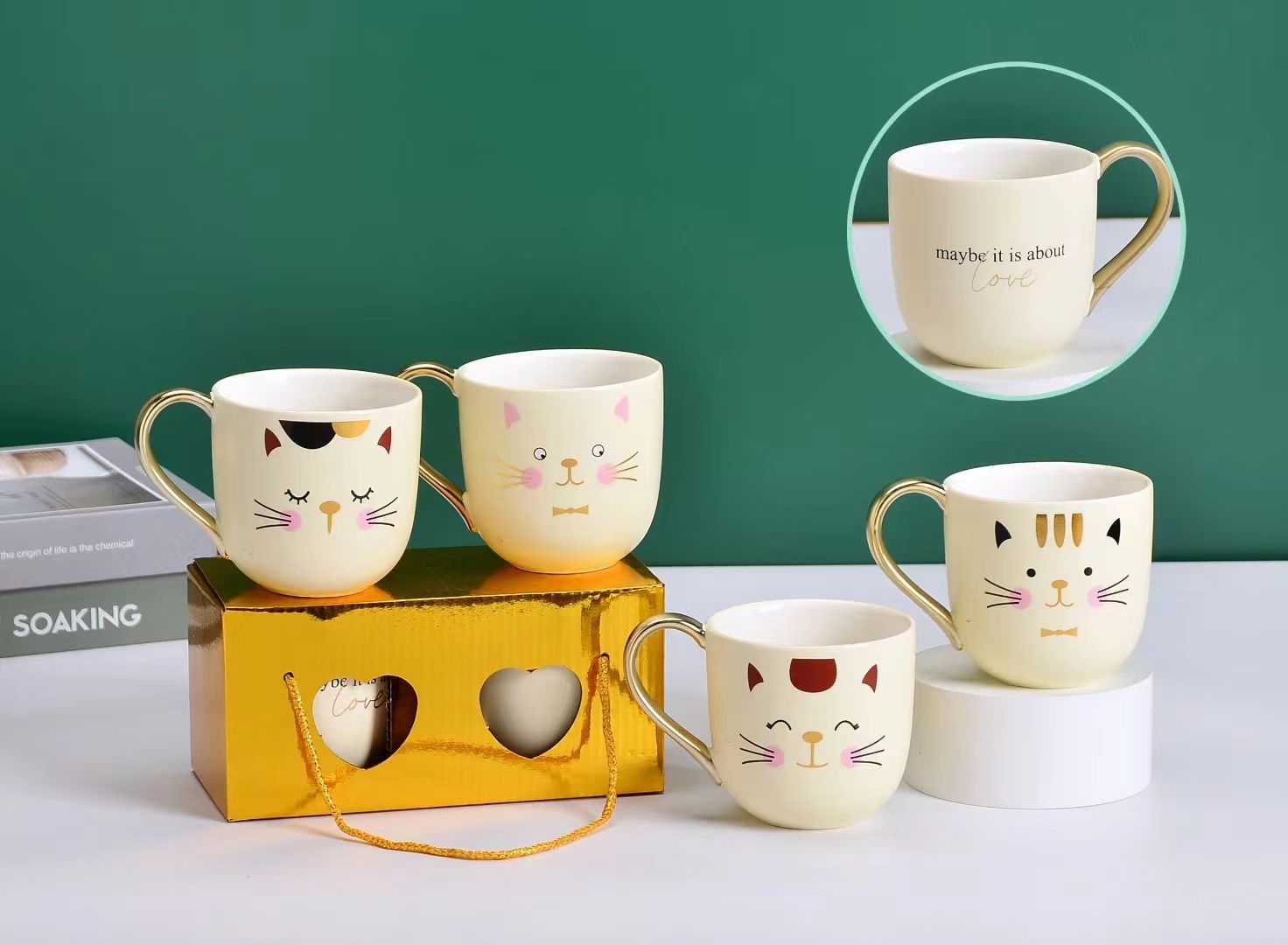 Marker Set Mugs With Gift Cups
