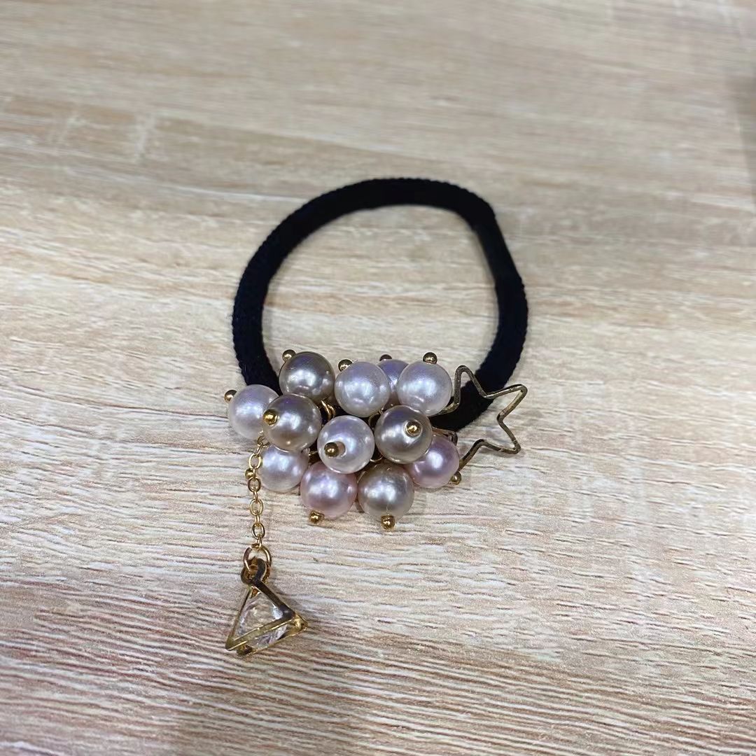 精品流行百搭網紅韩版潮女穿珠头繩20条一包