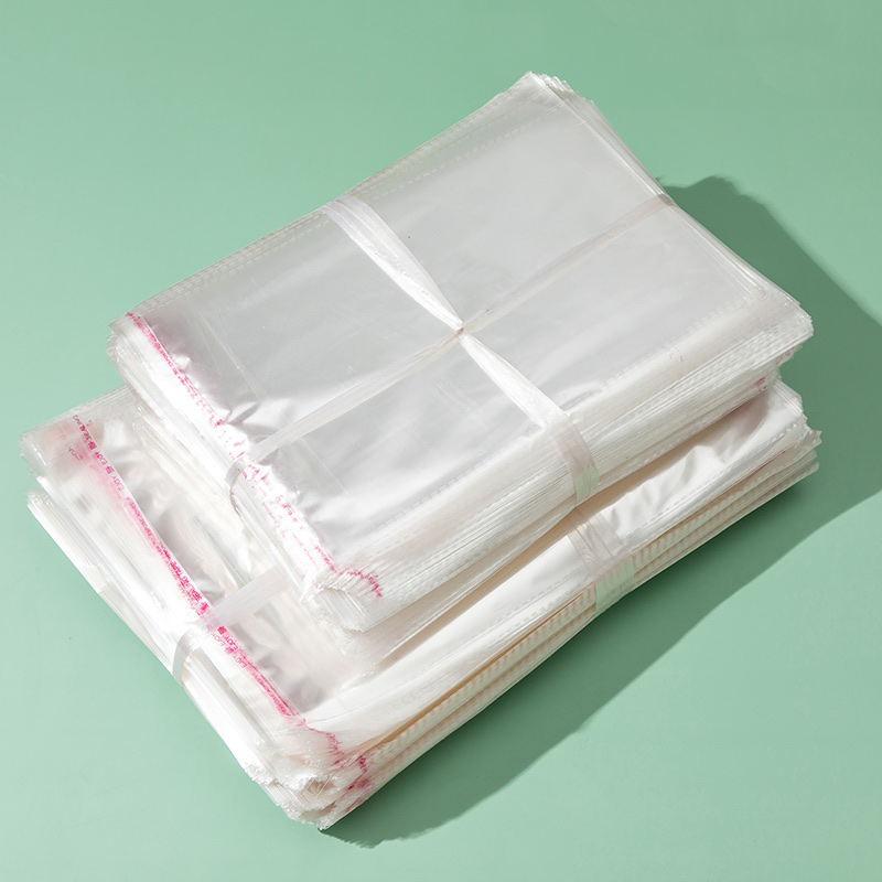 Width 8 Cm Jewelry Bag Self-Adhesive Transparent Opp Card Head Self-Adhesive Bag Bracelet Bag Piano Cloud-1229