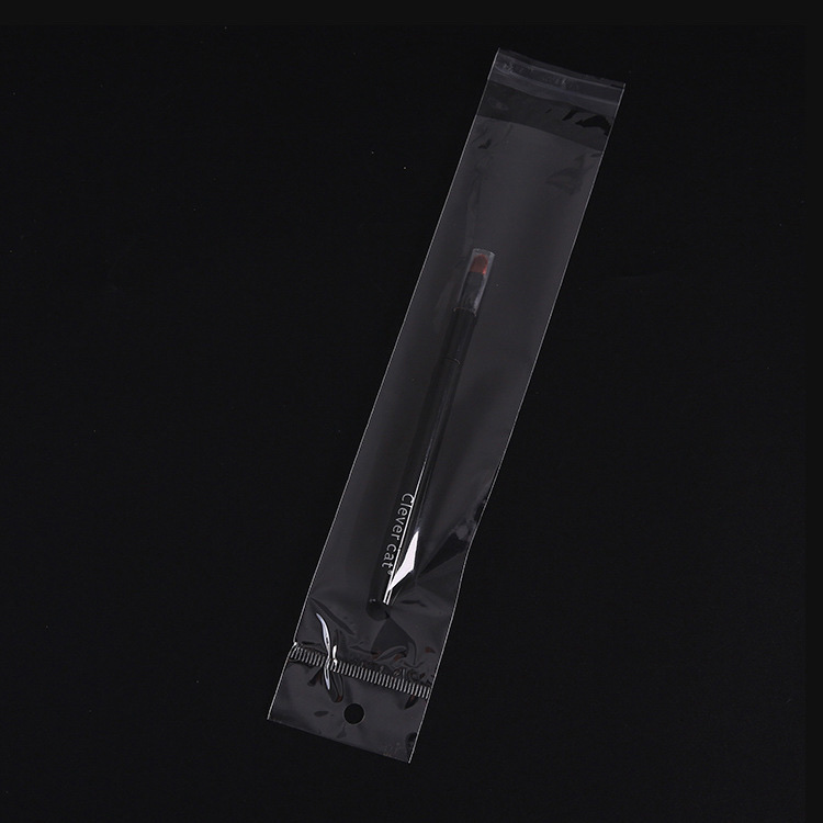 Spot Transparent Plastic Bag Opp Self-Adhesive Bag Slim Strip Type Card Head Bag Wig Bag Fishing Gear Bag Specification drawing
