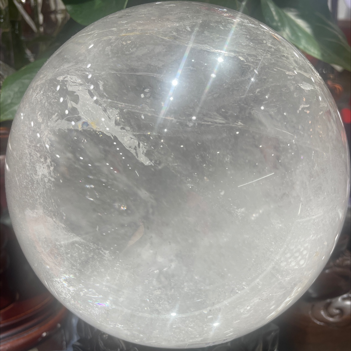 巴西天然水晶  天然水晶球 高档水晶装饰品 sj-1详情图2
