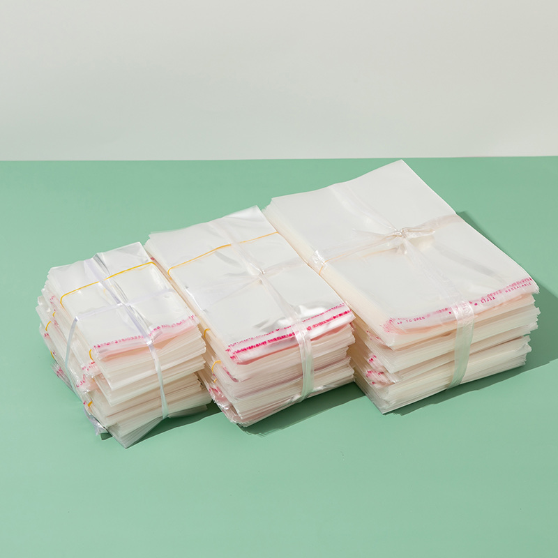 Run Quantity Wholesale Spot Opp Bags Self-Adhesive Transparent Self-Adhesive Bags Disposable Kn95 Mask Bags Customized