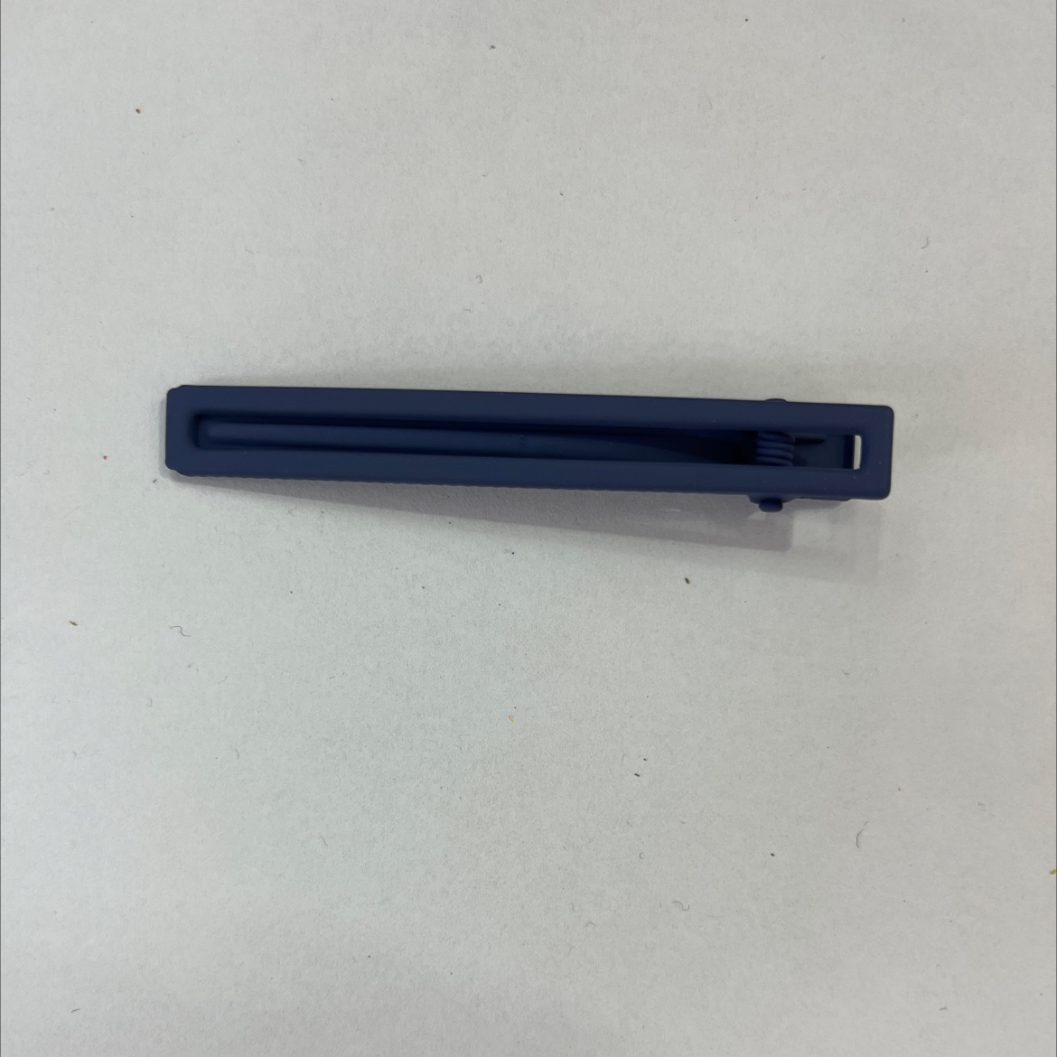 Color 8 Cm Hollow Square Clip Blue