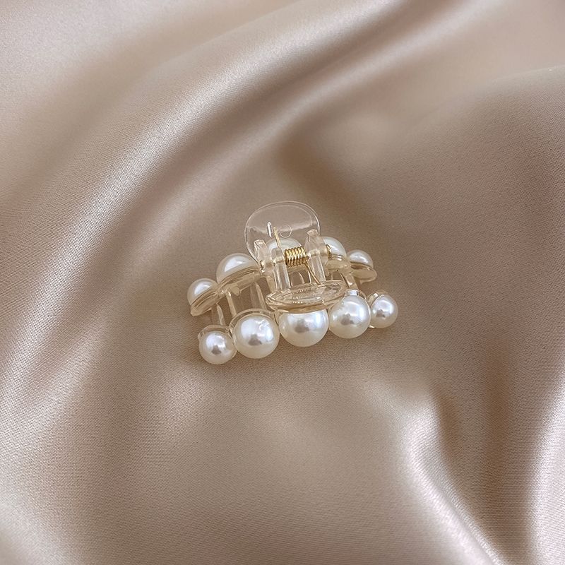 Korean Pearl Hair Clip Female Back Of Head Large Influencer Instagram Hair Grab Shark Clip Grab Clip Clip Top Clip Headpiece Specification drawing