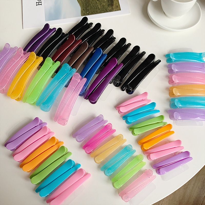 Seamless Duck Beak Clip Large Barbershop Clip Hair Clip Back Hair Clip Face Wash Makeup Fringe Beach Clip Hair Clip For Women Korean Fish Mouth Clip Edge Clip Bangs Broken Hair Large Clip Clip Duck Beak Clip Hair Clip Application Scenario
