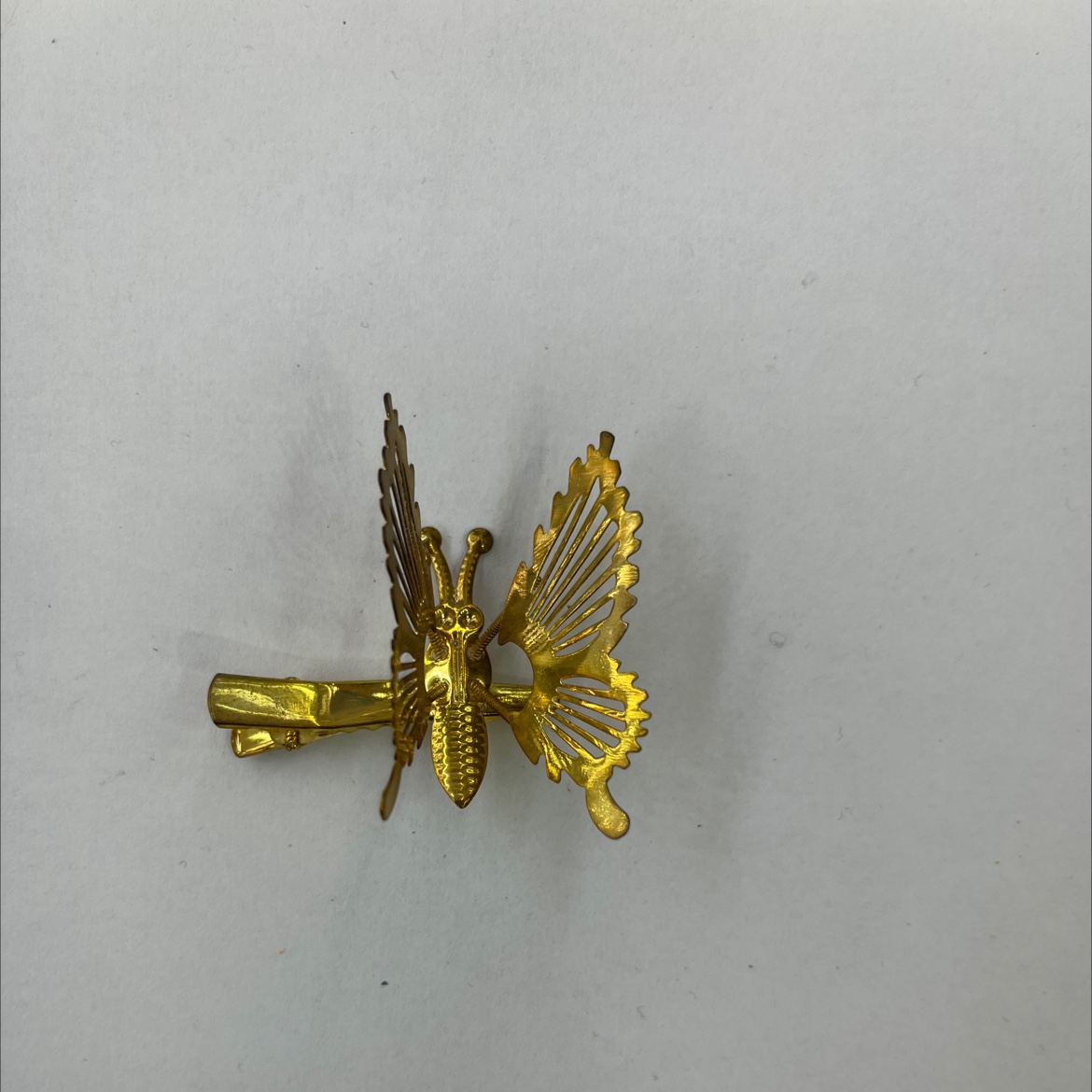 Explosive Butterfly Hair Clip Gold