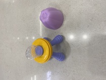 Octopus bites a happy pacifier