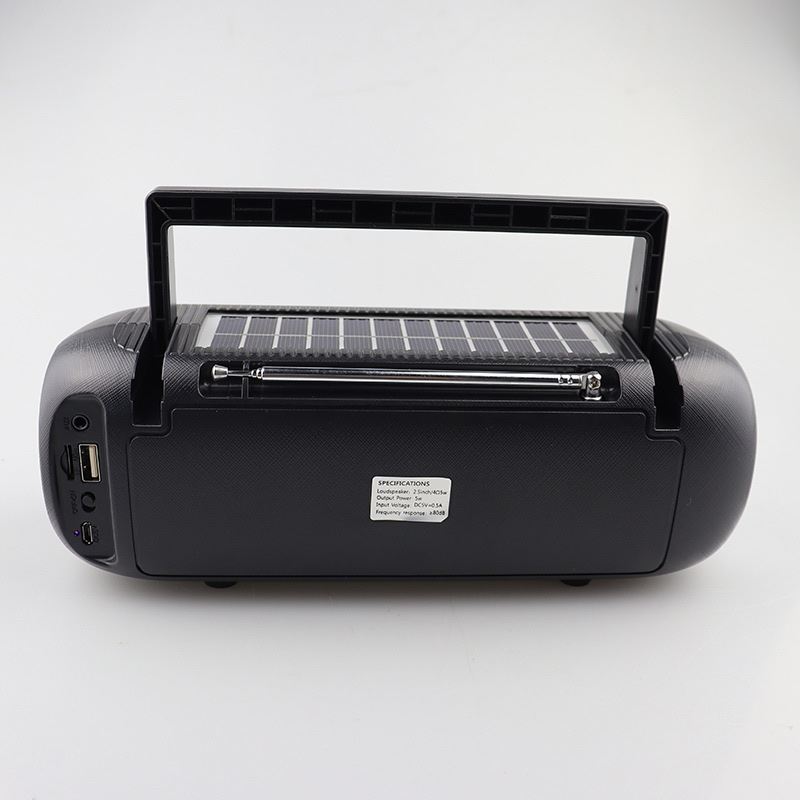 The New Model Has A Beat Solar Radio Bluetooth Speaker Light Outdoor Flashlight Wireless Bluetooth Speaker Specification drawing