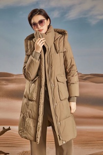 Winter new hooded loose women's padded jacket down padded jacket 919
