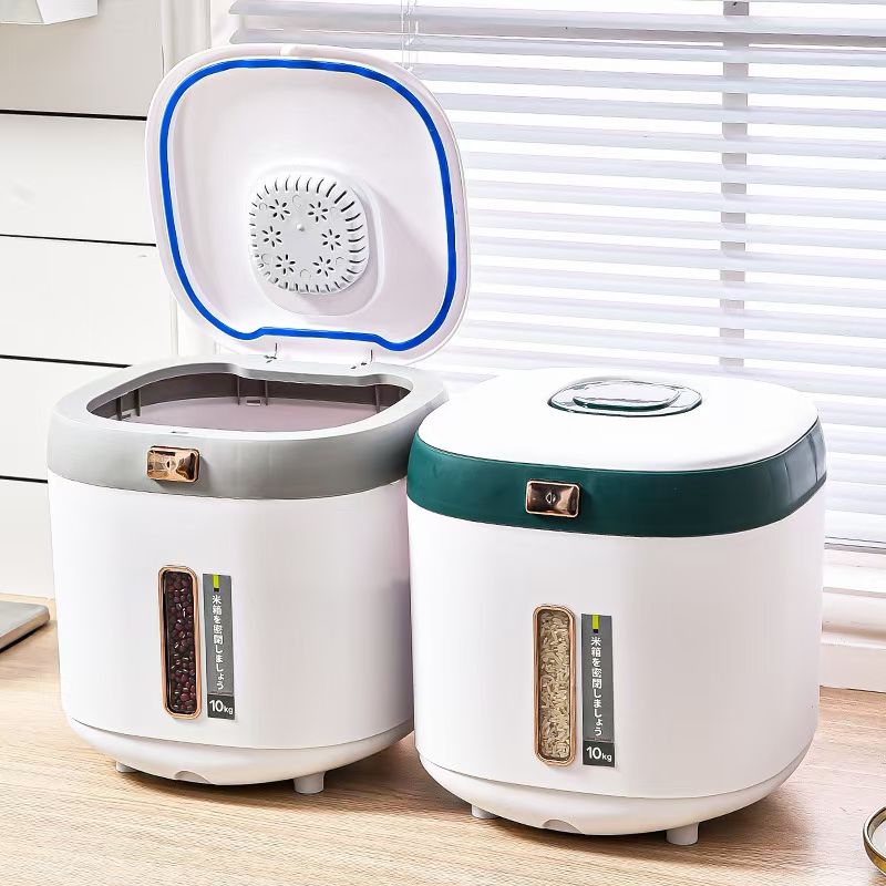 Rice Bucket Insect-Proof Moisture-Proof Household Grain Storage Box Grain Storage Rice Tank Rice Box Flour Rice Cylinder
