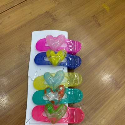 Love Child Side Clip Hairpin Jelly Color