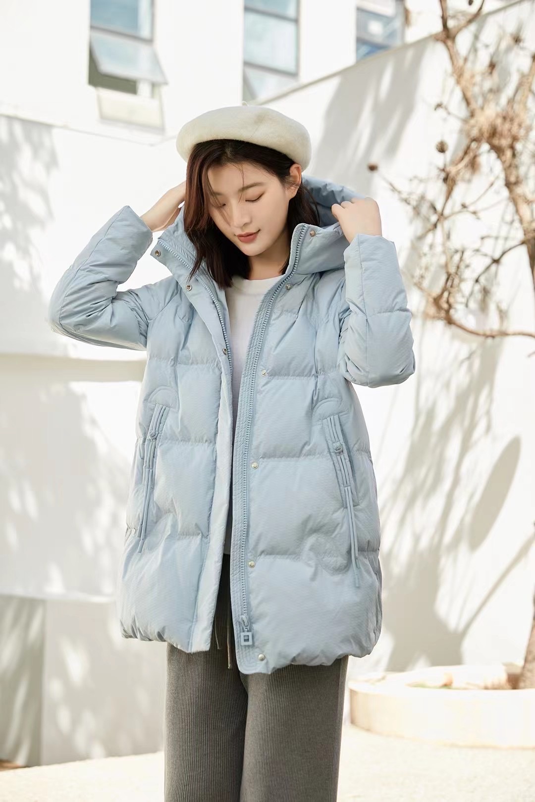 Winter short down padded jacket for women new small temperament padded jacket jacket 923
