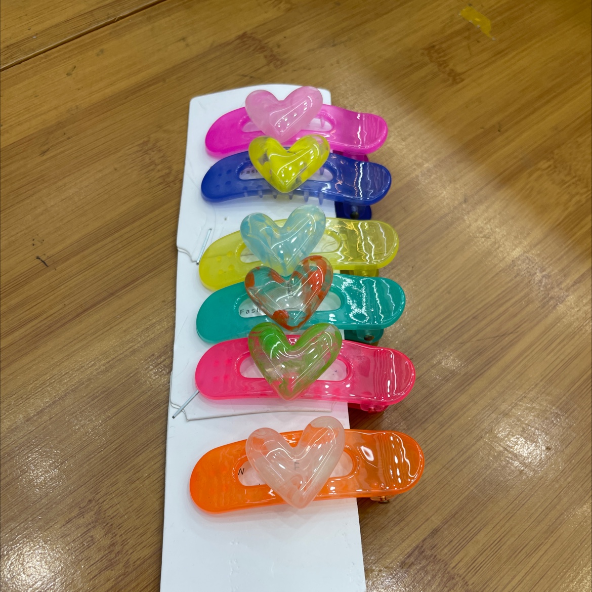 Love Child Side Clip Hairpin Jelly Color details Picture