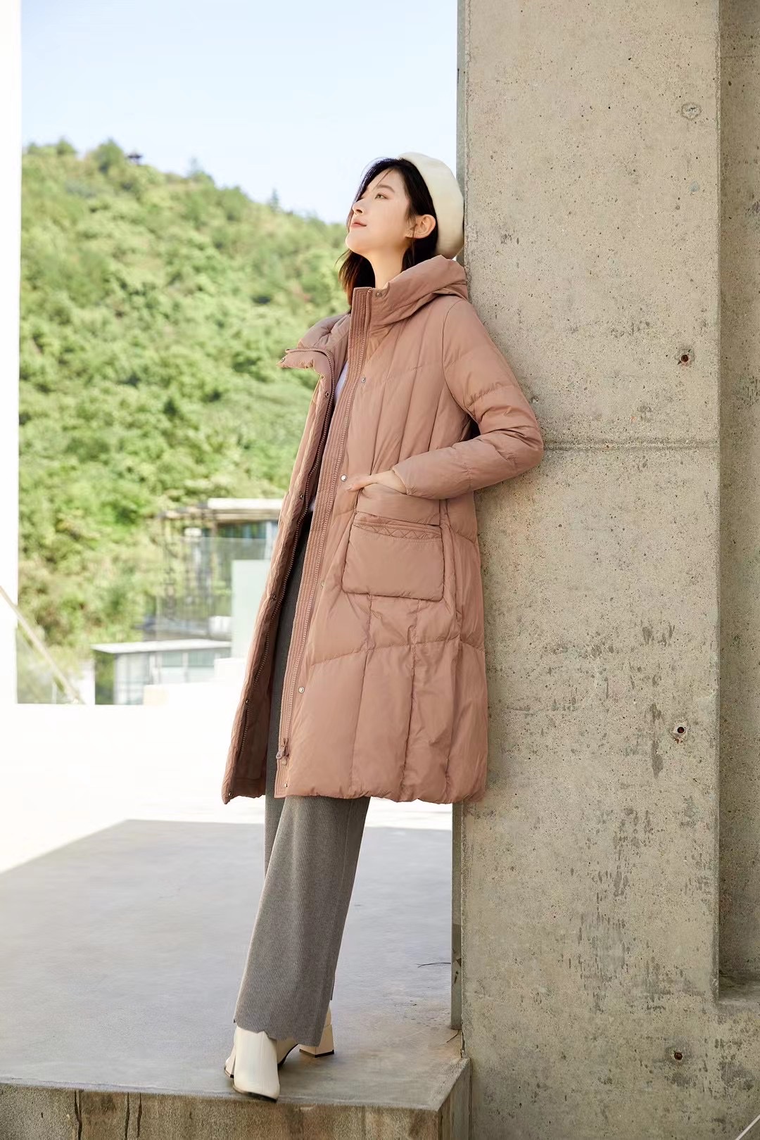 Down padded jacket women short Korean version loose padded jacket 920