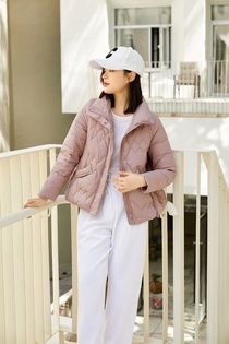Winter down padded jacket women's Korean version short casual loose long-sleeved stand collar jacket women's padded jacket down jacket 941