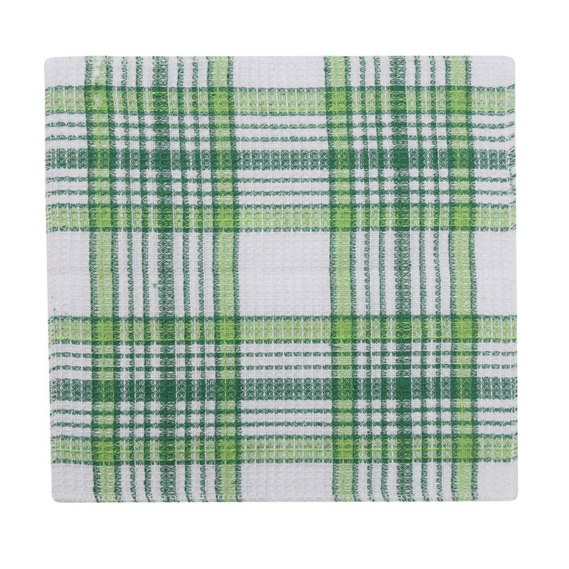 Yarn-Dyed Fabric Small Square Towel Dish Towel Kitchen Item Picture