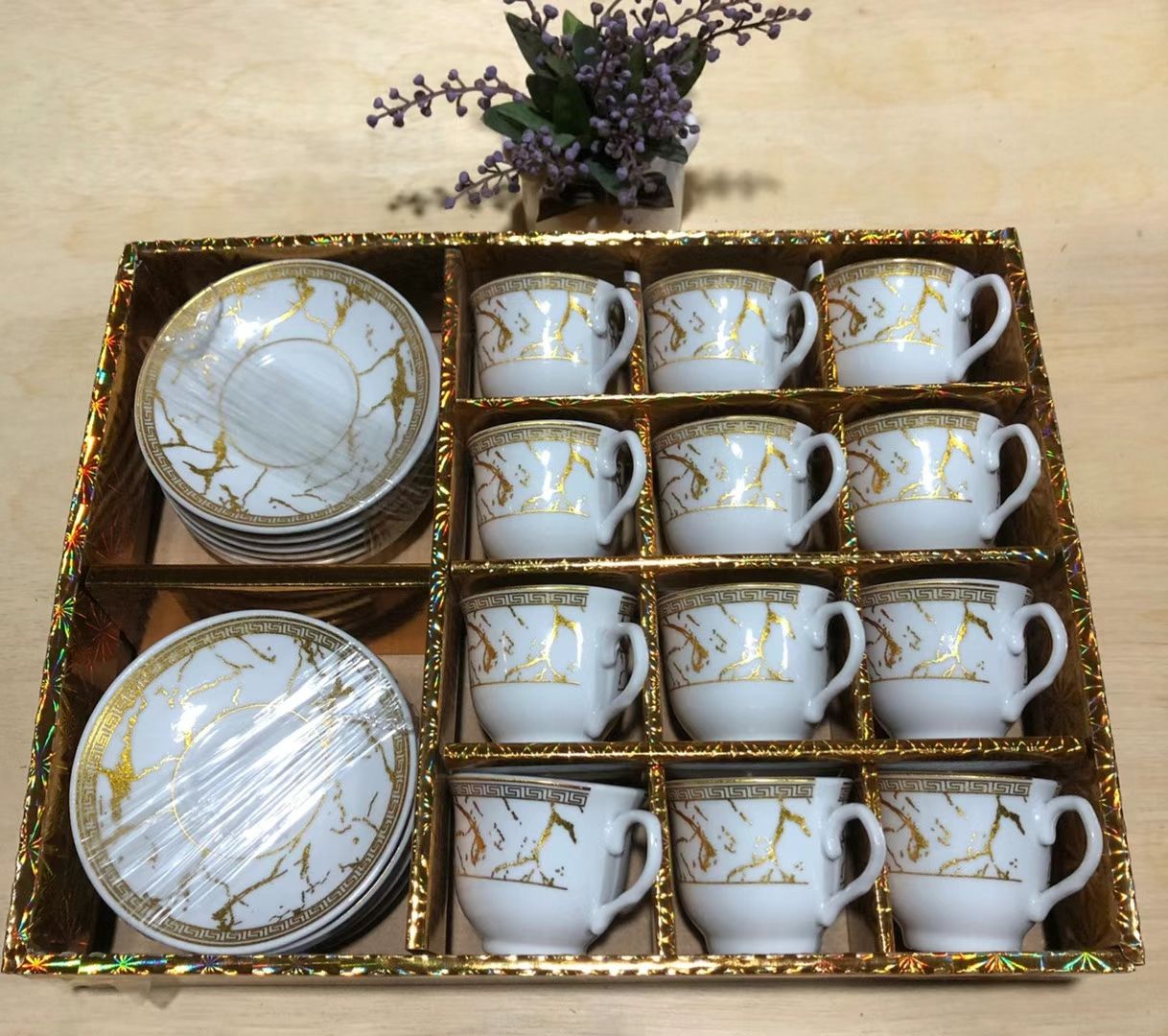 Coffee Cup 12 Cup 12 Dish Coffee Cup Saucer Set Export Middle East Coffee Cup Saucer