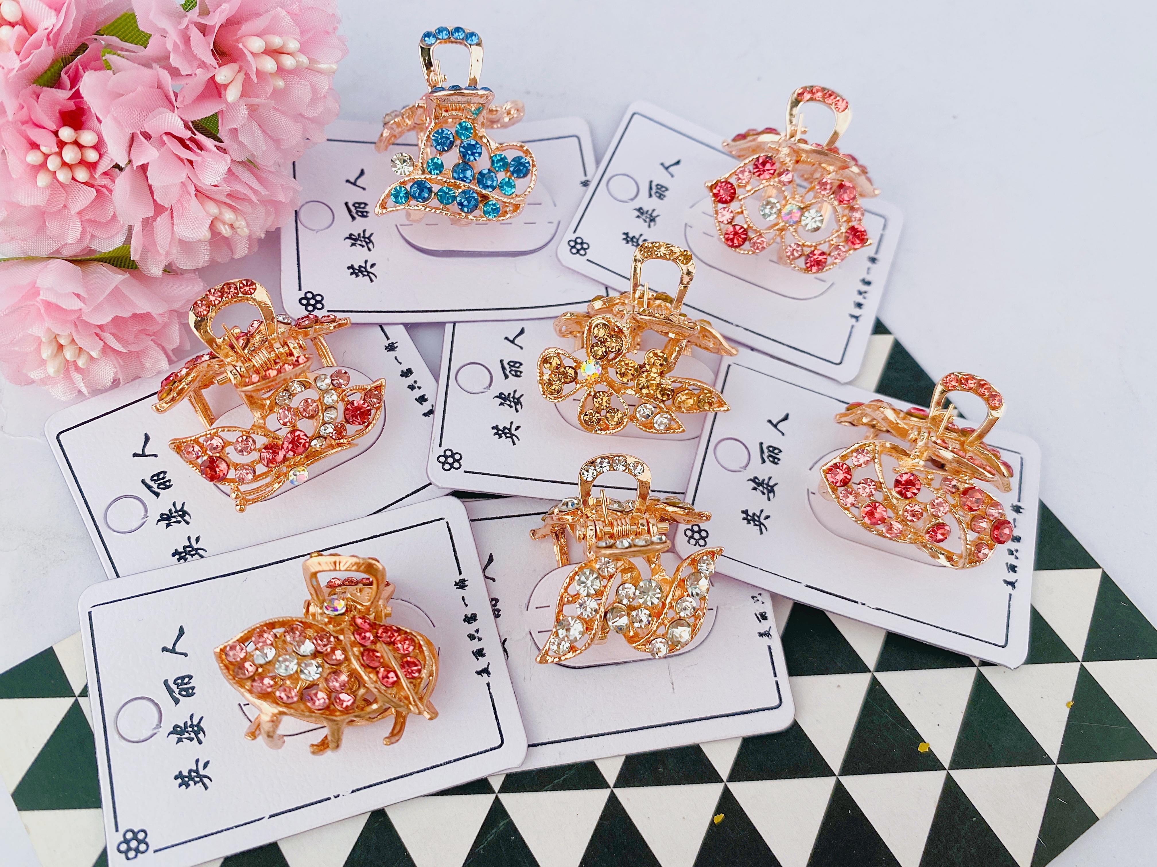 Internet celebrity new top clip hair clip forehead fringe hair clip small grab clip women's top hair clip headwear thumbnail