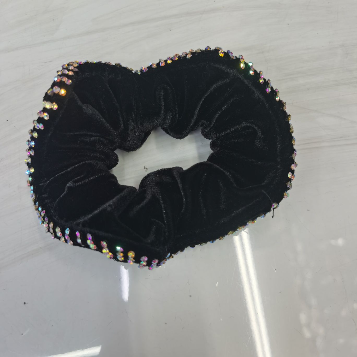 Popular style four sides spring not down series Korean dot diamond pearl accessories popular headring three ting Chen 0101 thumbnail