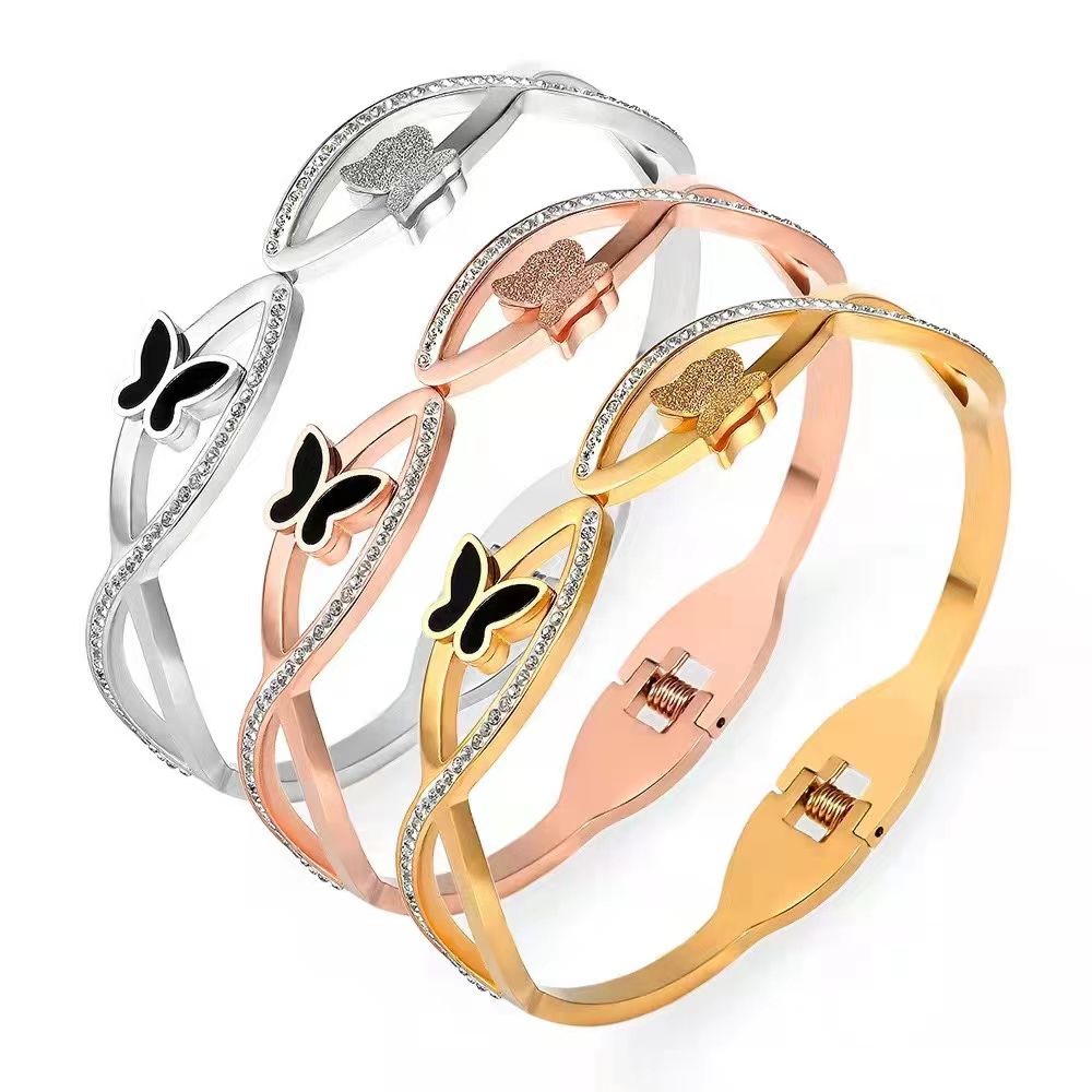 LKSTYLE non-fading titanium steel bracelet, ins cold style, high-end, niche design, exquisite internet-famous style detail image 4