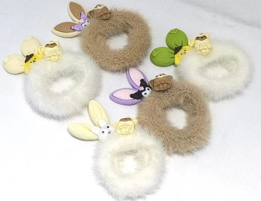 Towel ring plus cartoon accessory resin ears