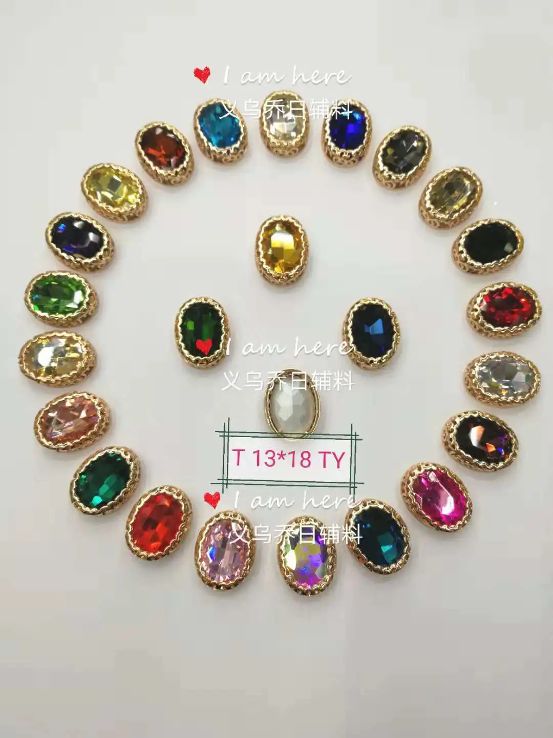 水钻扣/玻璃扣/花边钻产品图