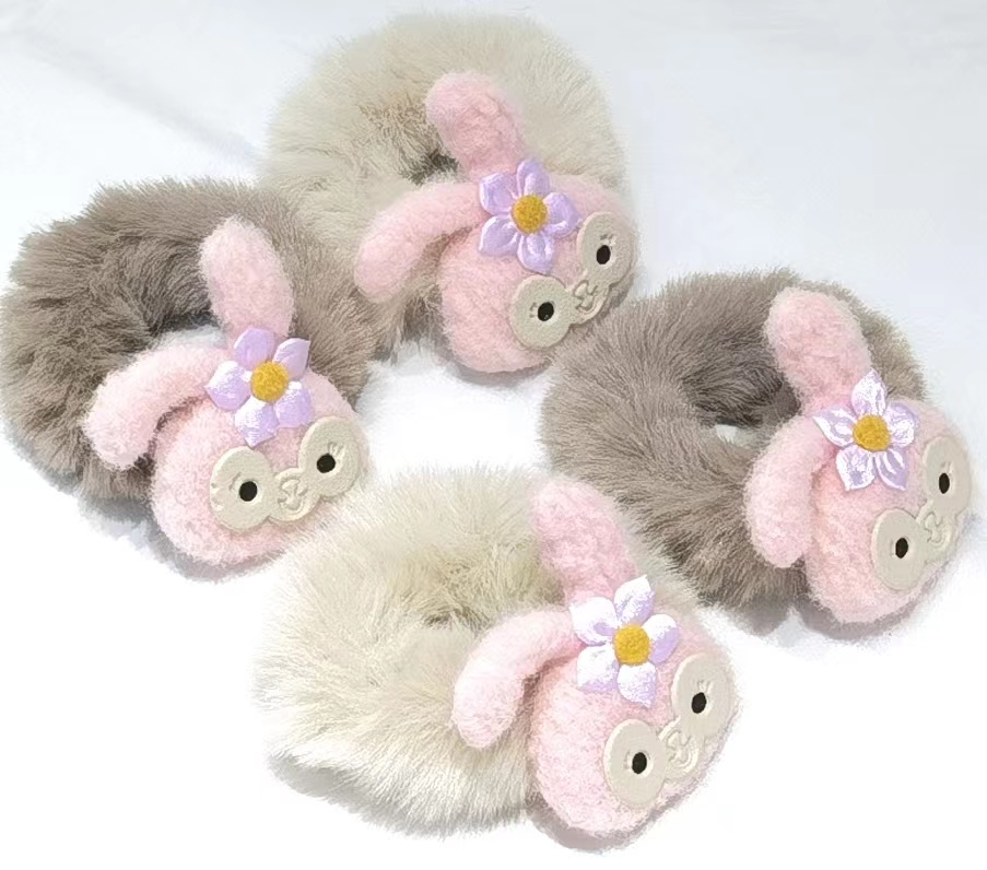 Mica big hair circle and pink star Delo cartoon