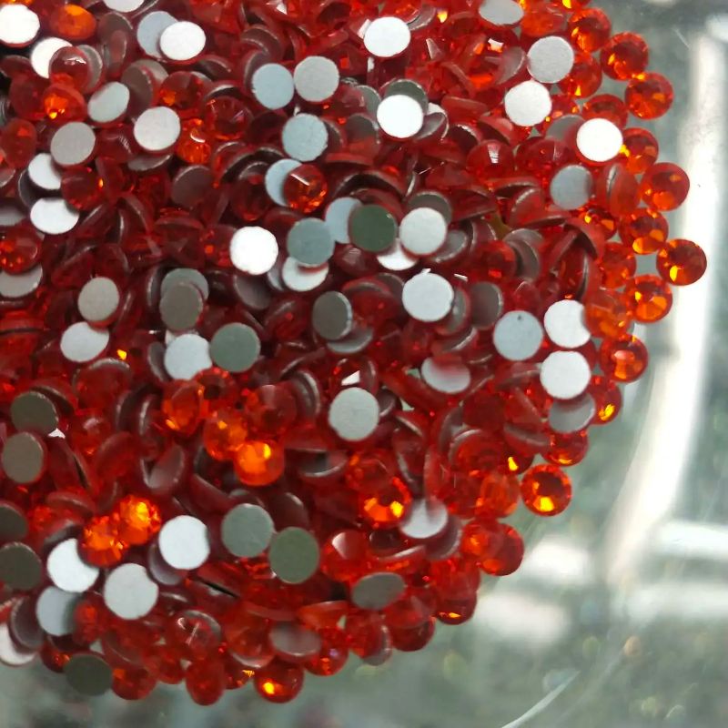 Ss12 Silver Bottom Nail Art Glass Diamond Diy Jewelry Diamond Orange Specification drawing