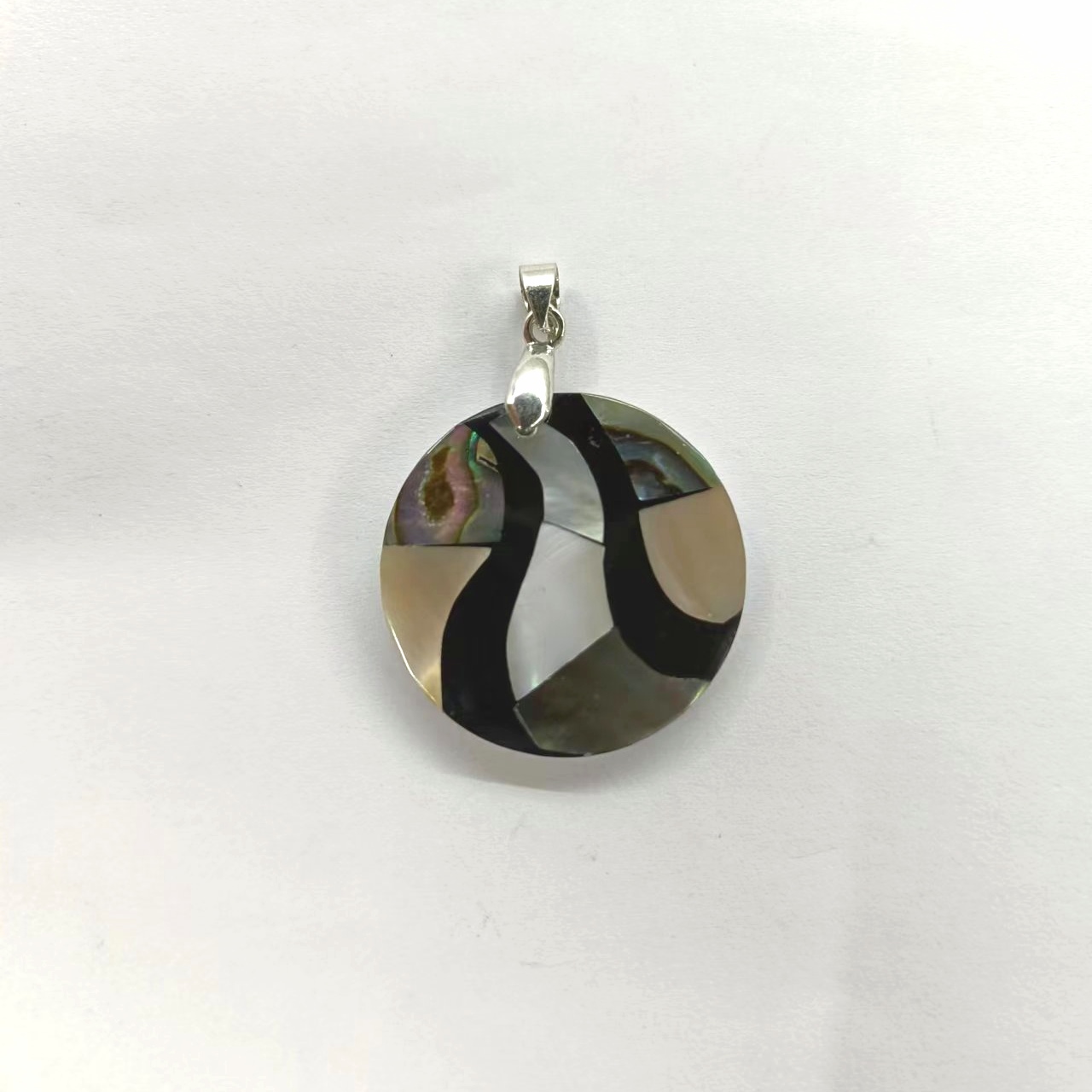 New New Zealand Abalone Shell Pendant Abalone Shell Black Butterfly Shell White Shell Shell Pendant Shell Shell Small Pendant Shell Jewelry Shell Pendant