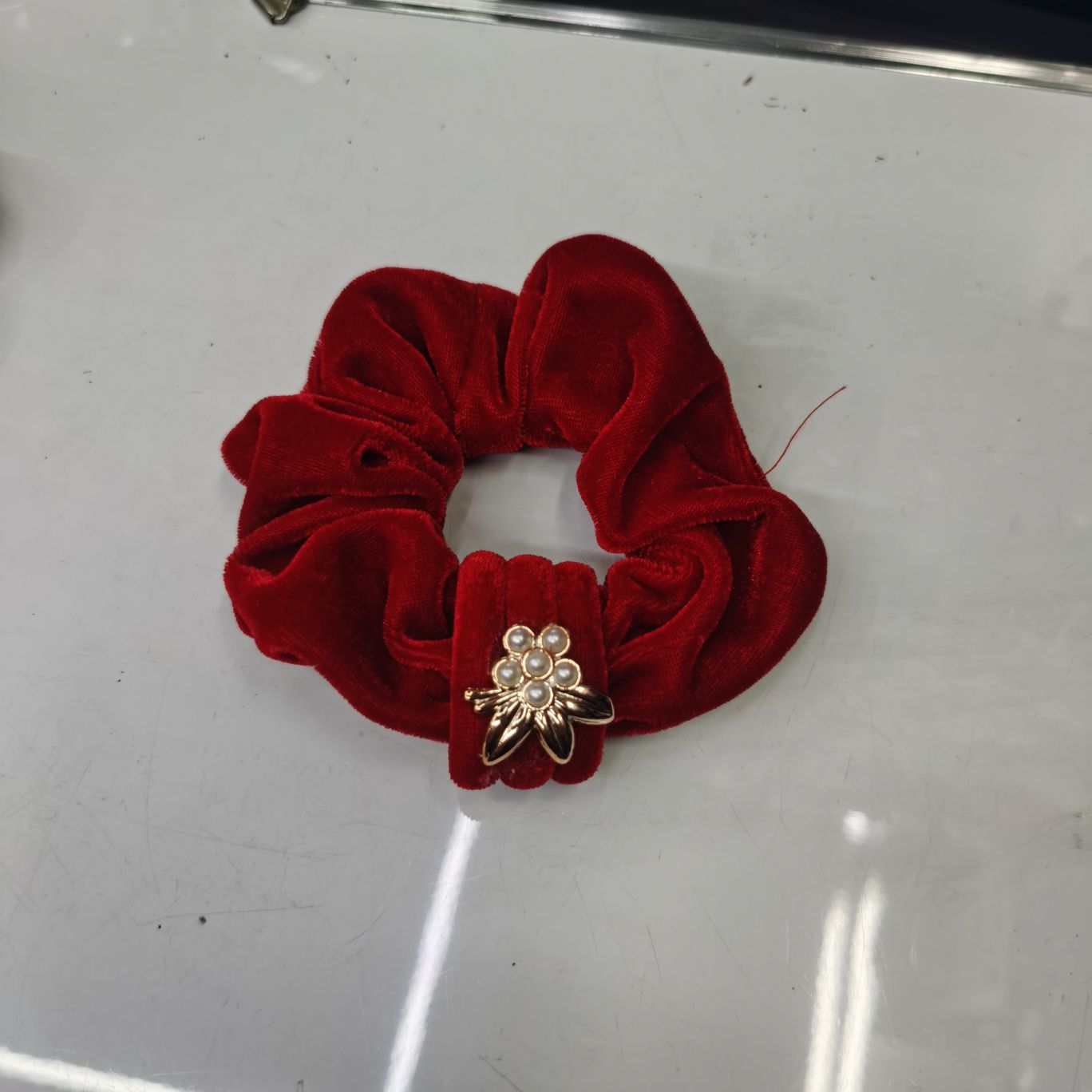 Net red jewelry flannelette dot diamond pearl accessories four bullet five star non-pile headring two bullet series Chen Fei 113