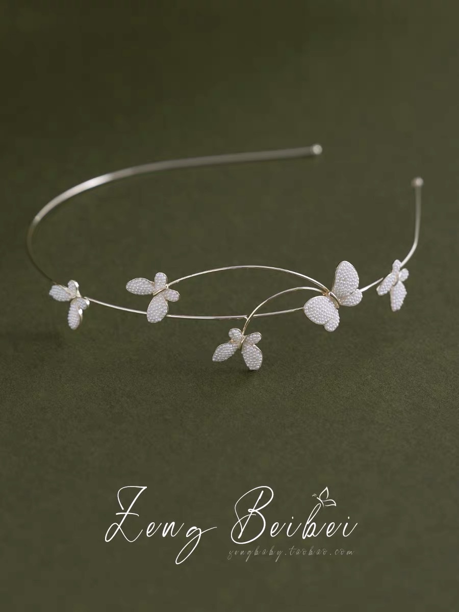 Korean Hair Accessories Pearl Head Hoop, Fashion Simple Atmosphere Grade, Fashion Specification drawing