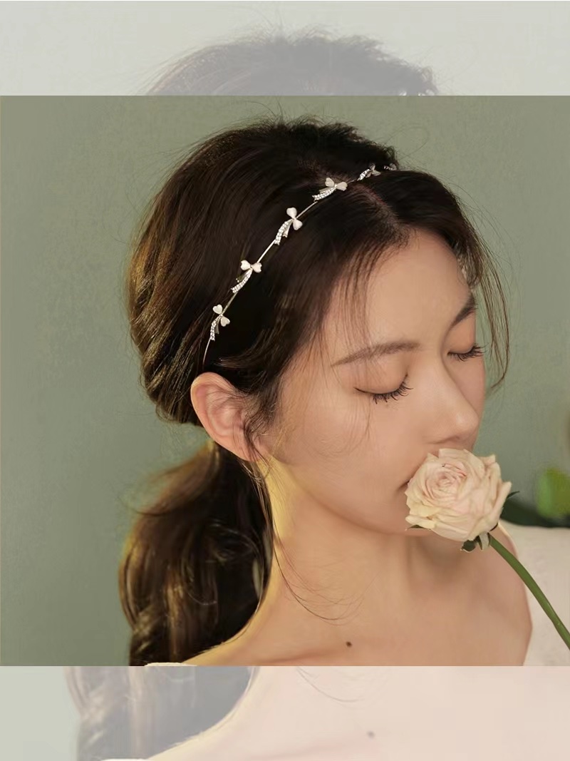 Fashion Sweet Korean Temperament Elegant Lady Style, Beautiful Romantic Hair Accessories Specification drawing