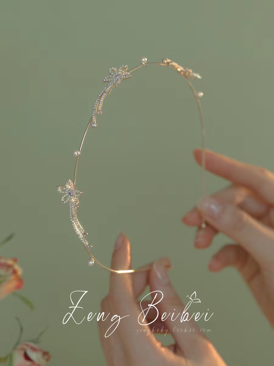 Fashion Sweet Korean Temperament Elegant Lady Style, Beautiful Romantic Hair Accessories Application Scenario