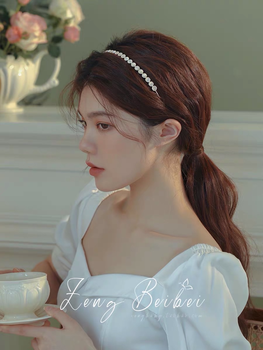 High-End Atmosphere Luxury Class Low-Key Elegant Decent Hair Accessories Headdress Headflower Specification drawing