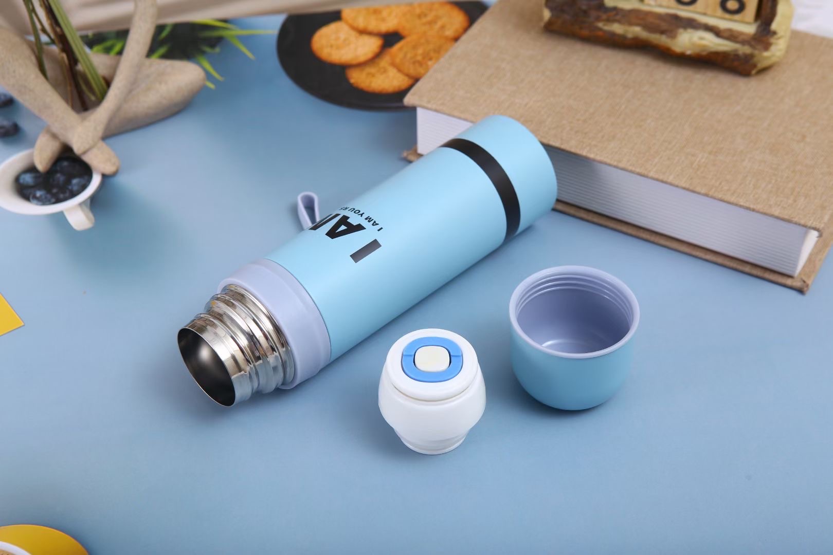 500Ml Plastic Lift Vacuum Insulation 304 Insulated Kettle Item Picture