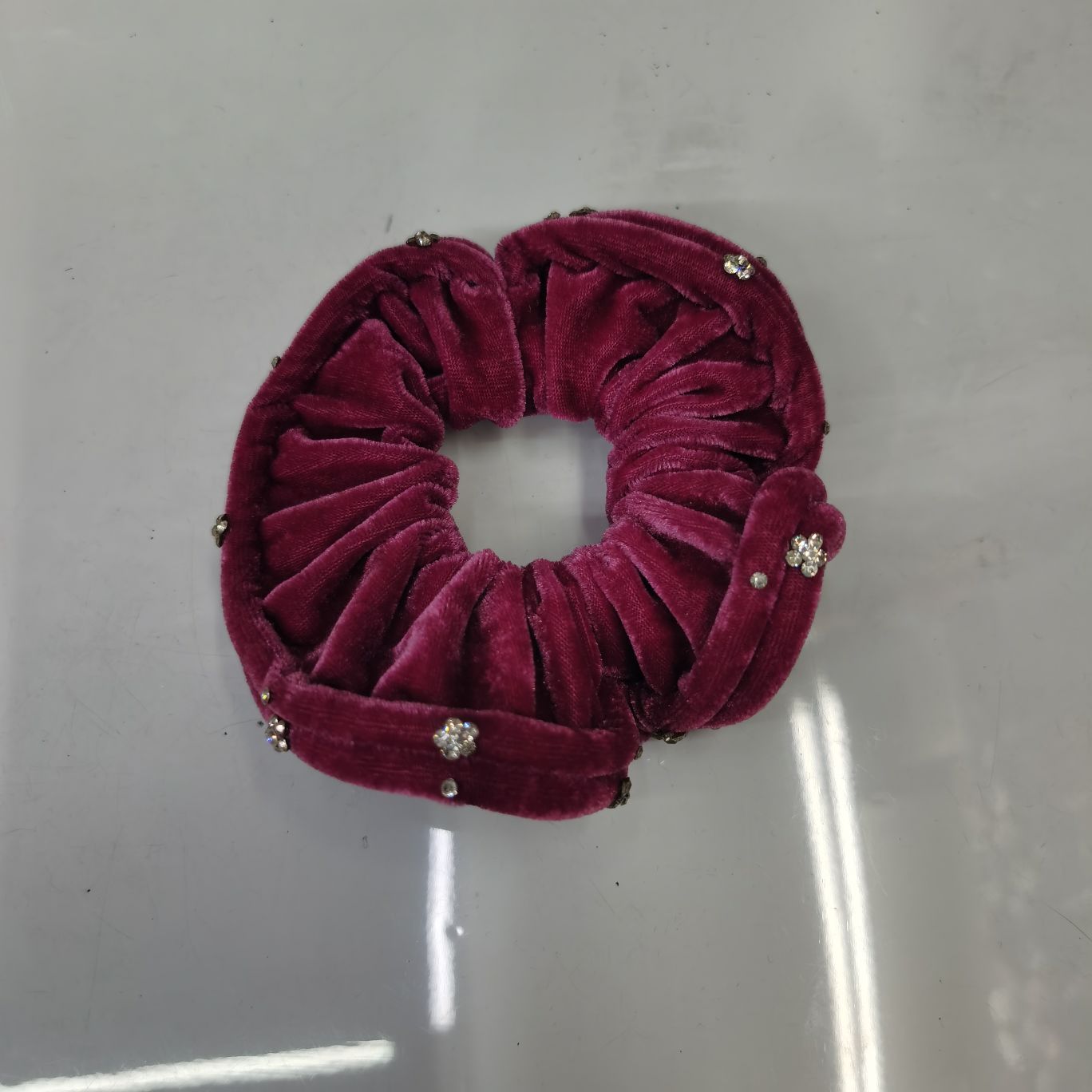 Net red head ring three accessories four bullet five star non-fleece head ring two bullet flannel point diamond pearl Chenfei 126