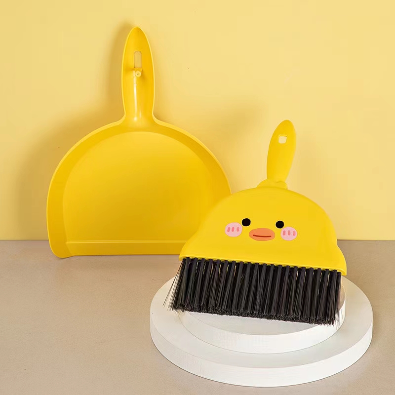 Small Broom Dustpan Set Household Desktop Clean Windowsill Soft Hair Sweep Ash Children's Bedroom Sweep Bed Litter Shovel