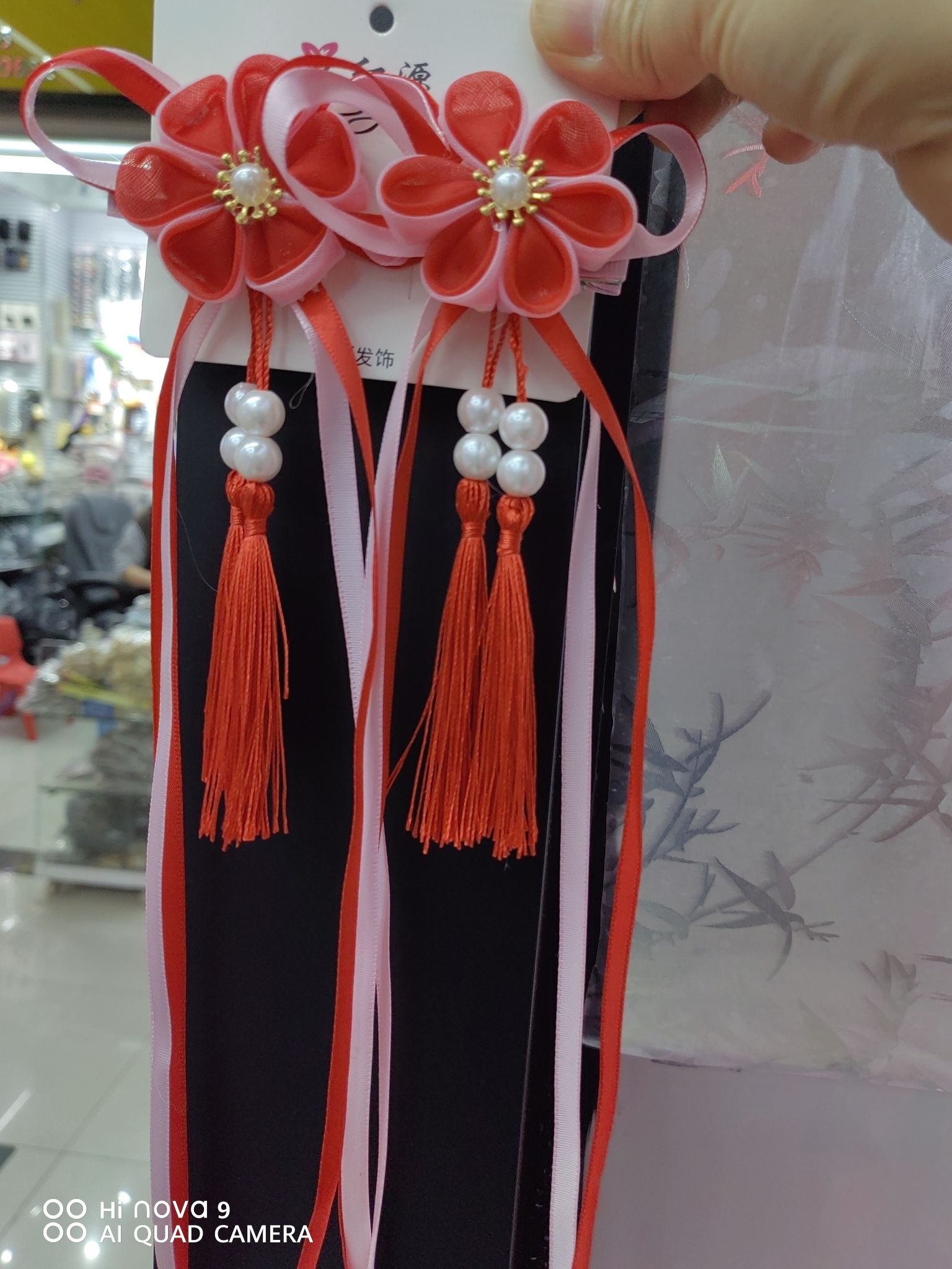 Hanfu Romantic Su Plum Clip Specification drawing