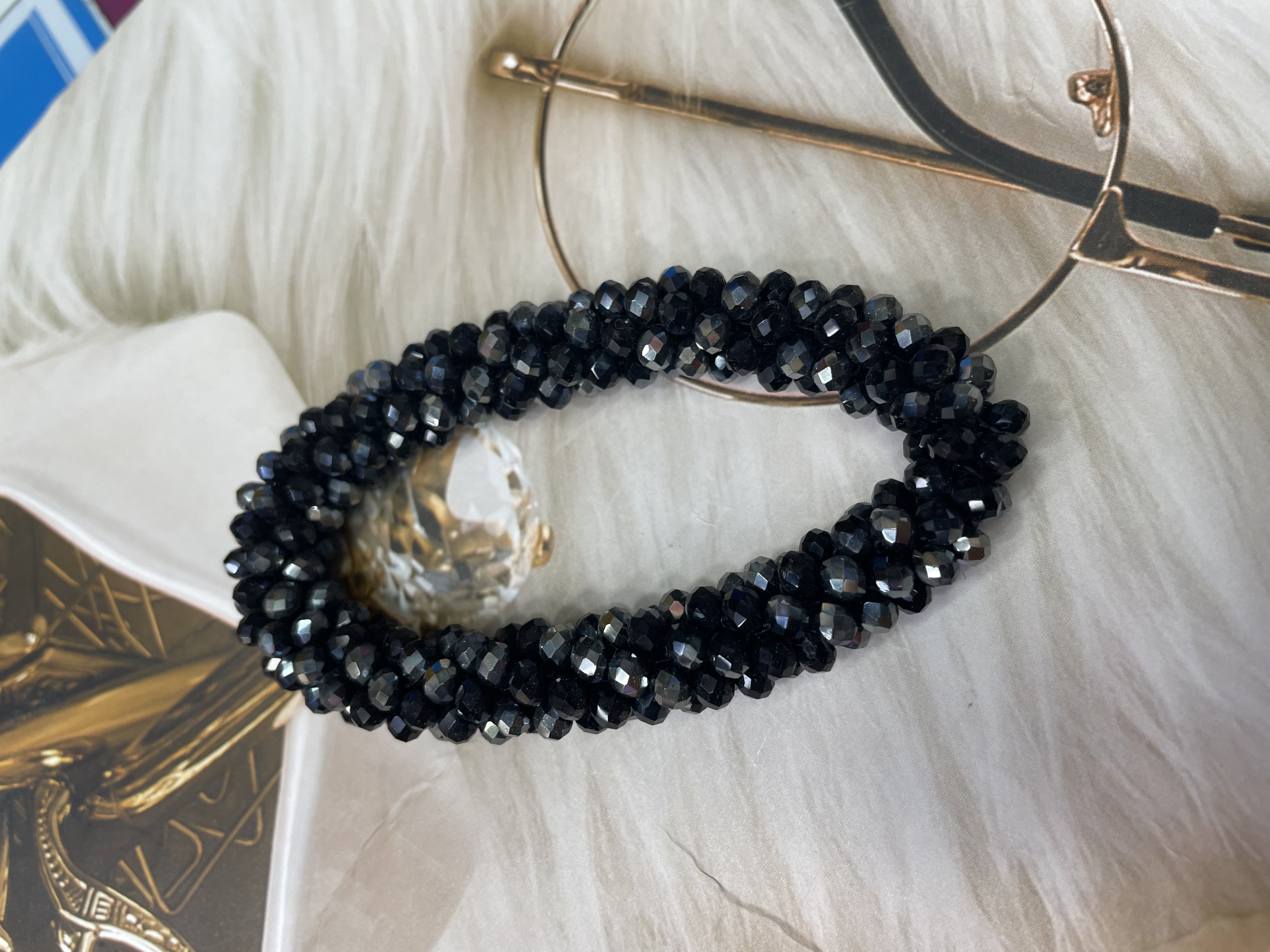 Boho style shiny crystal bracelet Trend fashion personality fashion bracelet