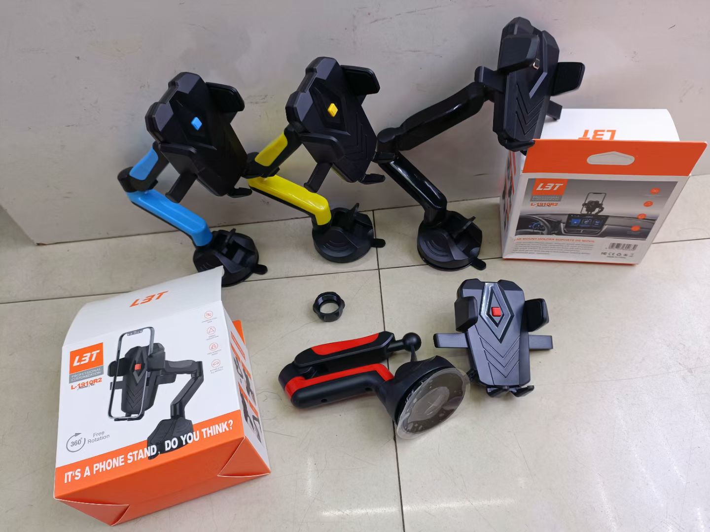 1910R2 Rotary 360 suction cup mobile phone stand Car stand