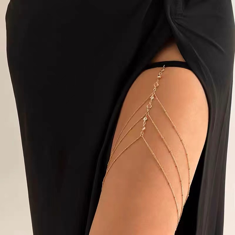 Fashion trend leg chain delicate atmosphere grade personality multi-layer -54321 thumbnail