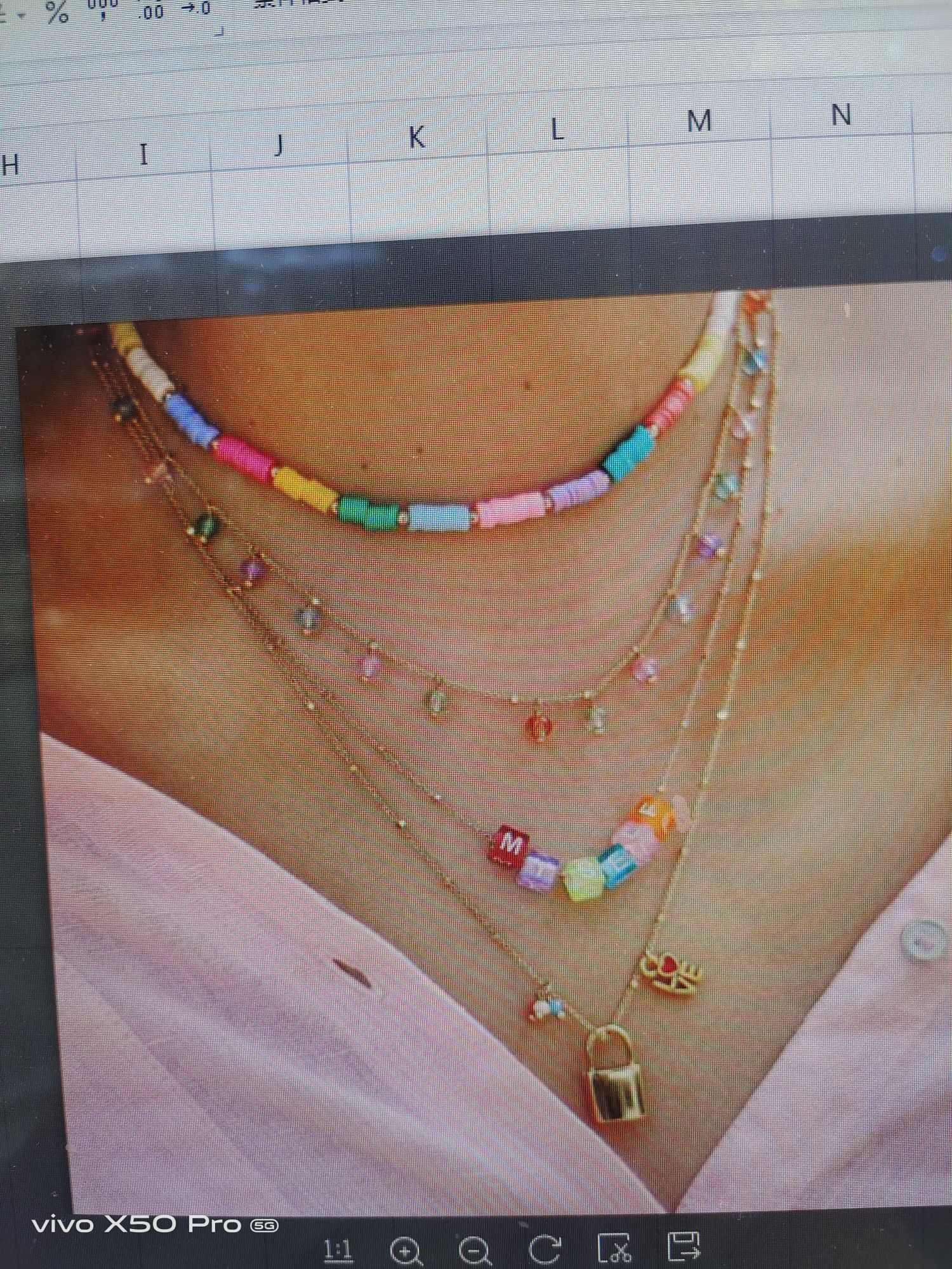 Bohemian multi-layer necklace Everything casual seaside -43215 thumbnail
